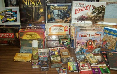 Card boxes, Ticket to Ride Asia