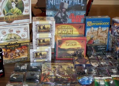 Settlers of Catan, L5R Emperor Edition, Nightfall Coldest War, Malifaux