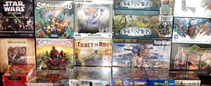 Ascension Rise of Vigil, DC Deck Building Game, War of Honor, King of Tokyo